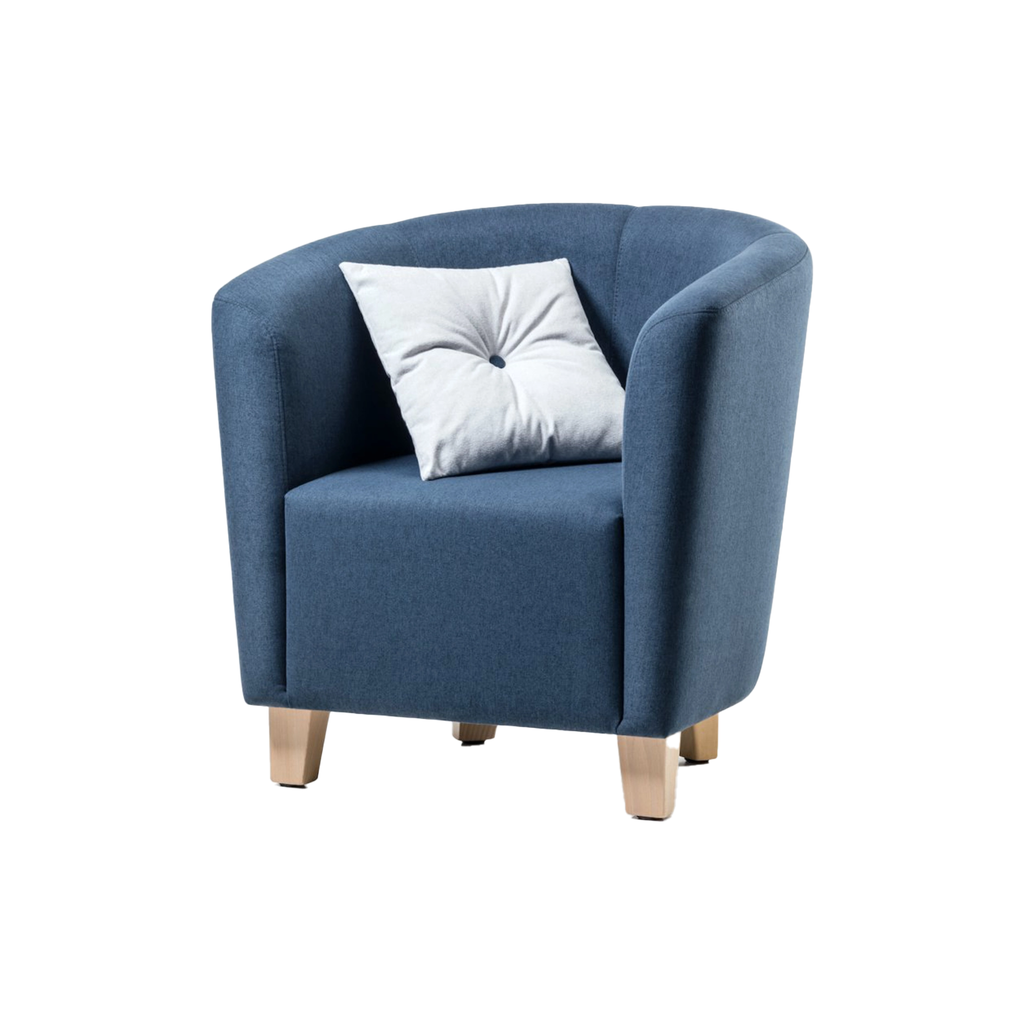 Dekorační polštář s knoflíkem
