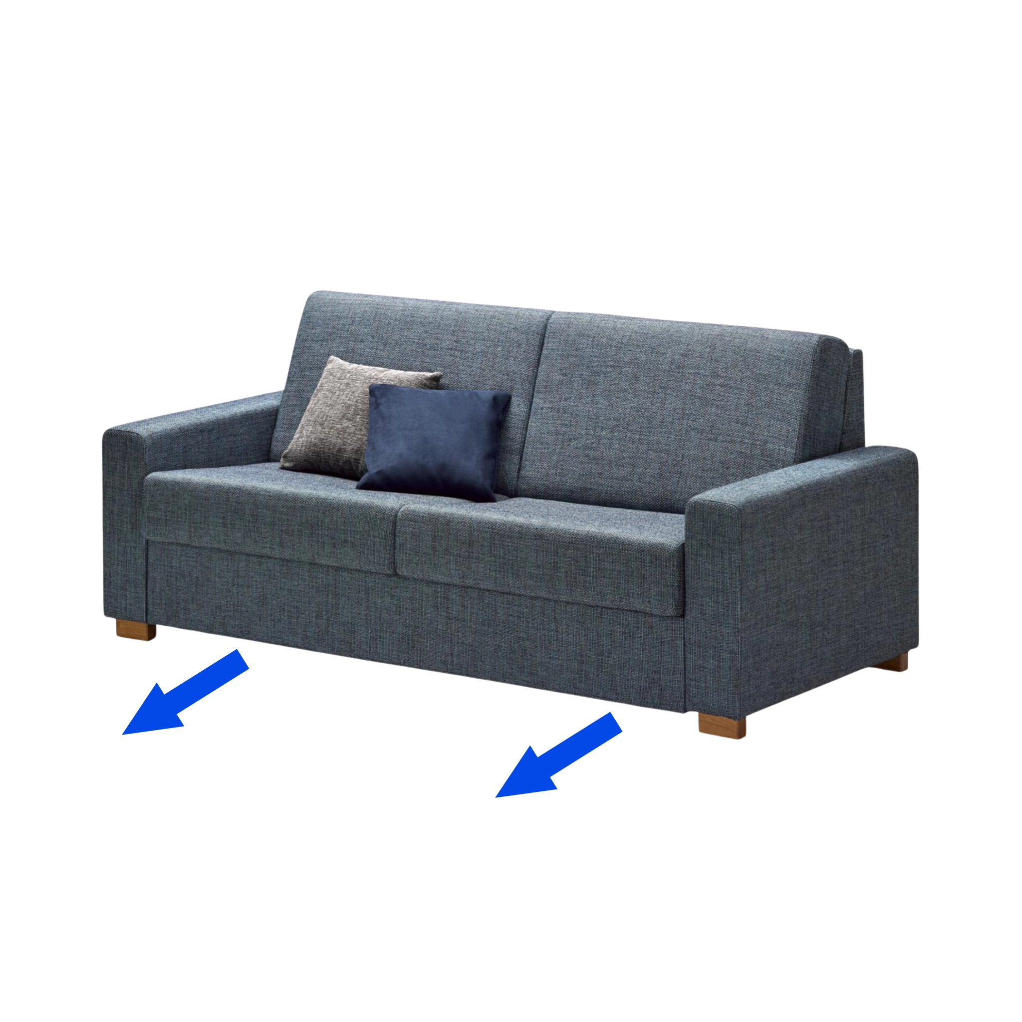 Mechanismus pro snadný pohyb sofa